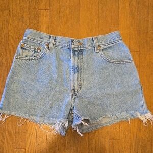 Levis Denin Cut Off Shorts
